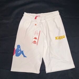 Kappa White Logo Sweat Shorts – New With Tags